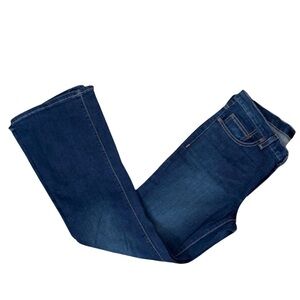 Calvin Klein Jeans Dark Wash Flare Mid rise Stretch Blue Jean-Size 6